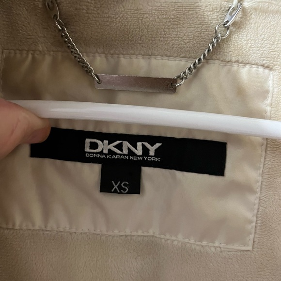 EUC CUTE DNKY KNEE LENGTH HOODED COAT SIZE XSMALL - Picture 4 of 6